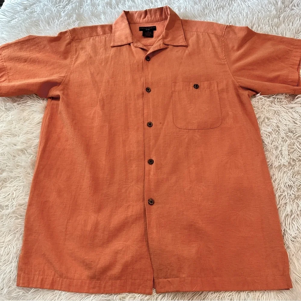 Gordon Clothing Co. Cotton Blend Button-Front Shirt Men’s M